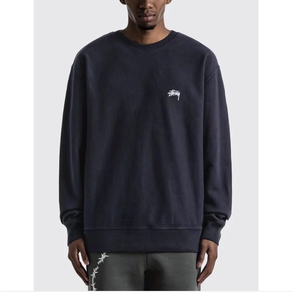 Stüssy Stock Logo Crew Sweatshirt